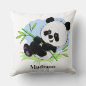 かわいいパンドラ名前をカスタムする装飾用クッション クッション (裏面)