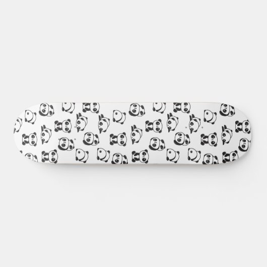 かわいいパンドラ(PANDAS)のパターン スケートボード (横)
