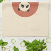かわいいパンドラ(PANDAS)デザイン キッチンタオル (折り畳み)