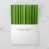 かわいいパンドラ(PANDAS)ハッピーホリデイズサンタハットカード – 緑 シーズンカード (内部)