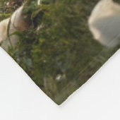 かわいいパンドラ(PANDAS) 3頭 フリースブランケット (角)