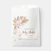 かわいいパンパスグラスボホガールベビーシャワー フェイバーバッグ (正面)