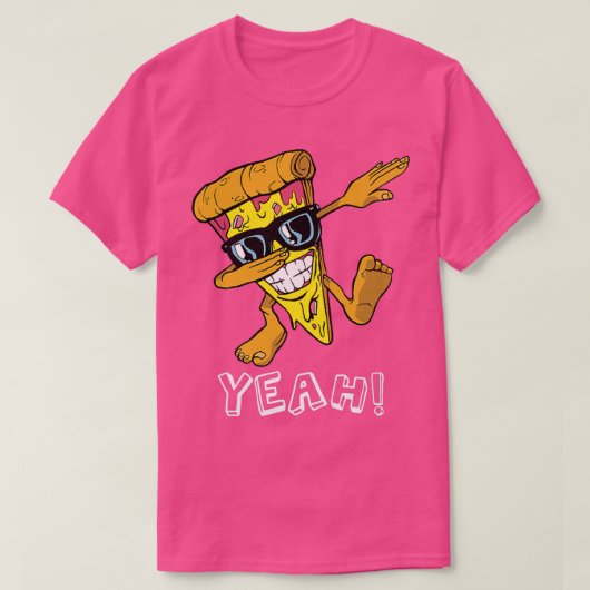 かわいいパンピザ肉好き 387 Tシャツ (デザイン正面)