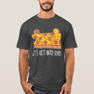かわいいパンピザ 肉好き176 Tシャツ