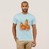 かわいいパンプキンとペストリーの秋デザイン Tシャツ (正面フル)