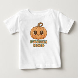 かわいいパンプキンムードのベビーTシャツ ベビーTシャツ