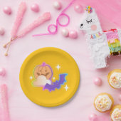 かわいいパンプキン&こうもりハロウィーン紙プレート ペーパープレート (パーティー)