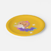 かわいいパンプキン&こうもりハロウィーン紙プレート ペーパープレート (アングル)