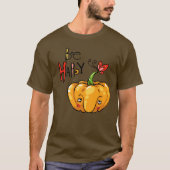 かわいいパンプキン"こんにちは" Tシャツ (正面)