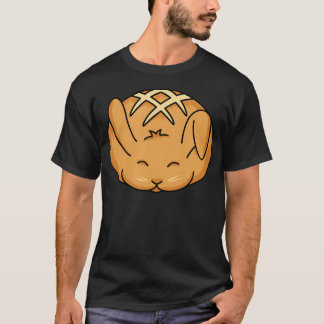 かわいいパン兎のパロディ アート Tシャツ