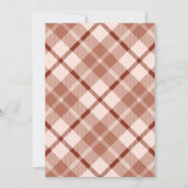 かわいいパン屋さんまたはパン屋さん 赤ちゃんお披露目 招待状 (裏面)