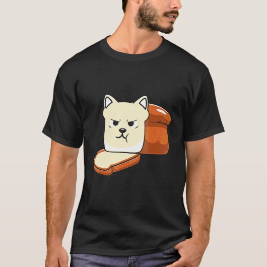 かわいいパン猫ハロウィン Tシャツ (正面)