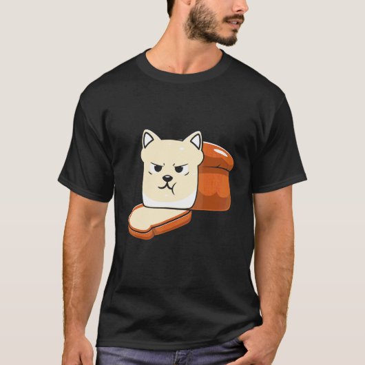 かわいいパン猫ハロウィン Tシャツ (正面)