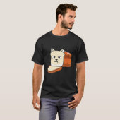 かわいいパン猫ハロウィン Tシャツ (正面フル)