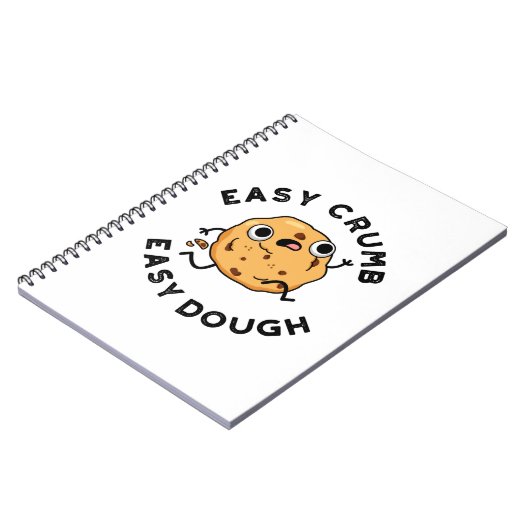 かわいいパン生地のユーモア満載のクッキーの駒 ノートブック (左側)