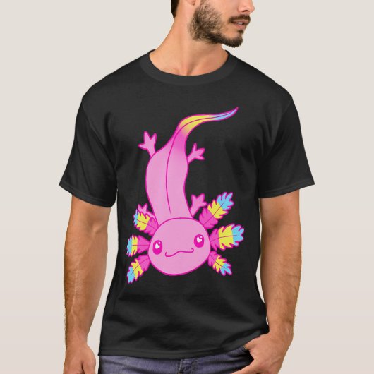 かわいいパン アホロートル Tシャツ (正面)