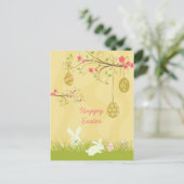 かわいいパン&エッグツリーイースターハガキ シーズンポストカード (スタンド正面)