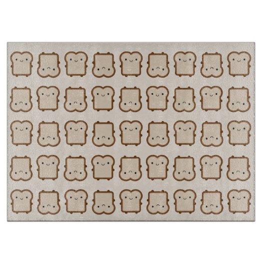 かわいいパン カッティングボード (正面)