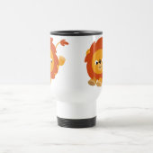 かわいいパーキー漫画ライオンの通勤マグ トラベルマグ (中央)