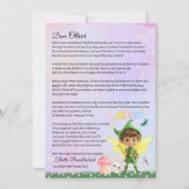 かわいいパーソナライズされたお兄さんへの妖精の手紙 招待状 (正面)