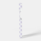 かわいいパーソナライズされたは携帯ケース、紫を負担 iPhoneケース (左側面)