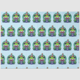 かわいいパーソナライズされたカエルをテーマにした誕生日 薄葉紙