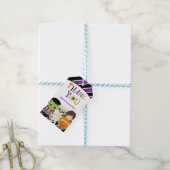 かわいいパーソナライズされたキッズコスチュームパーティーハロウィン ギフトタグ (より糸付き)