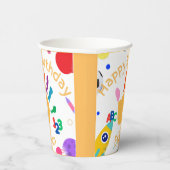 かわいいパーソナライズされたキッドのABCハンド絵を描123 HB 紙コップ (右)