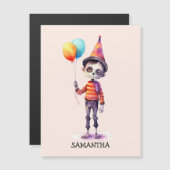 かわいいパーソナライズされたキッドゾンビハロウィーン (正面/裏面)