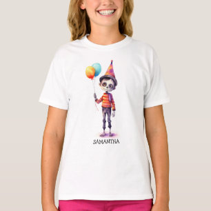 かわいいパーソナライズされたキッドゾンビハロウィーン Tシャツ