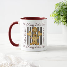 かわいいパーソナライズされたクッキージンジャーブレッドマンキッズ