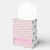 かわいいパーソナライズされたクマと風船 フェイバーボックス (オープン)