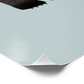 かわいいパーソナライズされたクマ ポスター (コーナー)