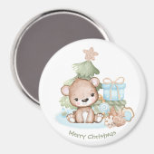 かわいいパーソナライズされたクリスマスマグネット マグネット (正面/裏面)