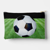かわいいパーソナライズされたサッカーポーチ子供へ アクセサリーポーチ (裏面)