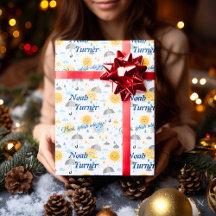 かわいいパーソナライズされたサン&レインギフトラップ子供へ