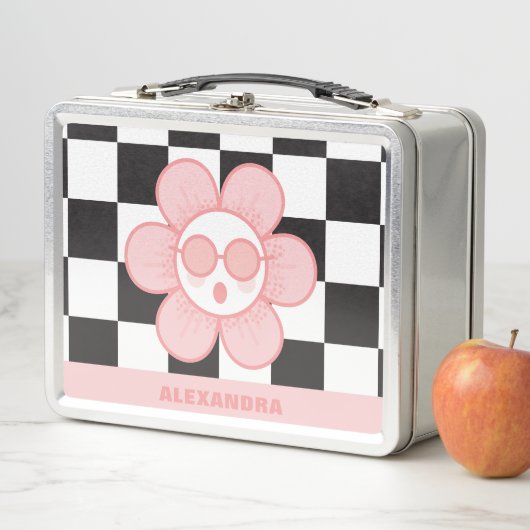 かわいいパーソナライズされたスクールメタルランチボックス メタルランチボックス (インサイチュ)