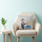 かわいいパーソナライズされたハヌカー クッション (椅子)