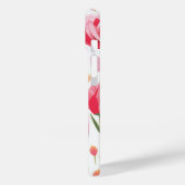 かわいいパーソナライズされたピンク春フローラ Case-Mate iPhoneケース (裏面 / 左)