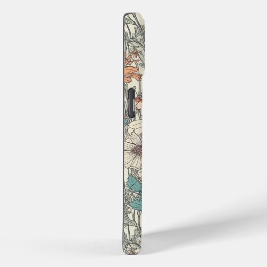 かわいいパーソナライズされたボホフローラ野草 Case-Mate iPhoneケース (裏面 / 右)