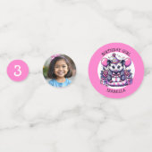 かわいいパーソナライズされたポッサムガール誕生日ガール コンフェッティ (正面)