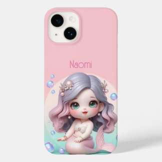 かわいいパーソナライズされたマーメイドの携帯 Case-Mate iPhone 14ケース