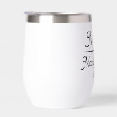 かわいいパーソナライズされたメイド・オブ・オーナー（花嫁付き添い人） (右面)