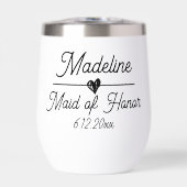 かわいいパーソナライズされたメイド・オブ・オーナー（花嫁付き添い人） (正面)