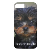 かわいいパーソナライズされたヨークシャーテリア子犬 Case-Mate iPhoneケース (裏面)