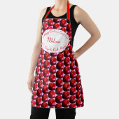 かわいいパーソナライズされたリンゴ エプロン (インサイチュ)