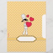 かわいいパーソナライズされたレシピ (正面)