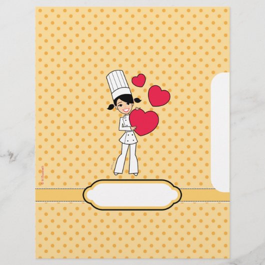 かわいいパーソナライズされたレシピ (正面)