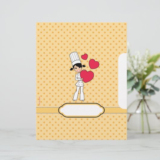 かわいいパーソナライズされたレシピ (スタンド正面)