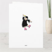 かわいいパーソナライズされた卒業カード カード (裏面)